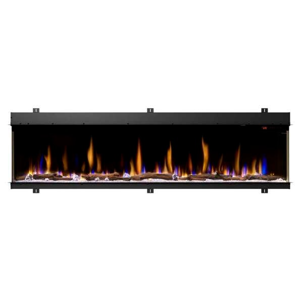 Dimplex IgniteXL Bold 88 extra-wide built-in electric fireplace with dramatic flame display