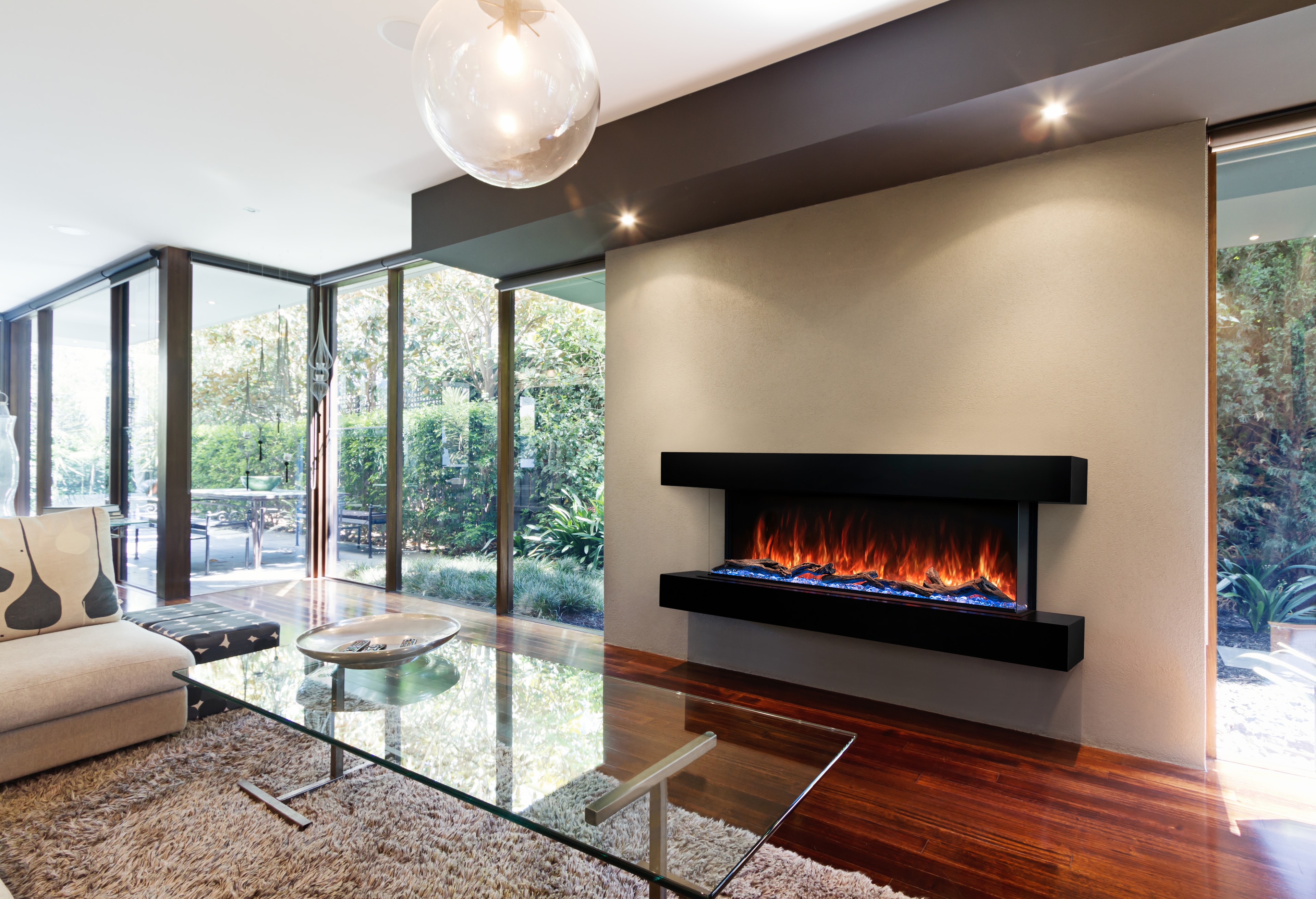Modern Flames Landscape Pro Cabinet 56 inch black surround lifestyle room