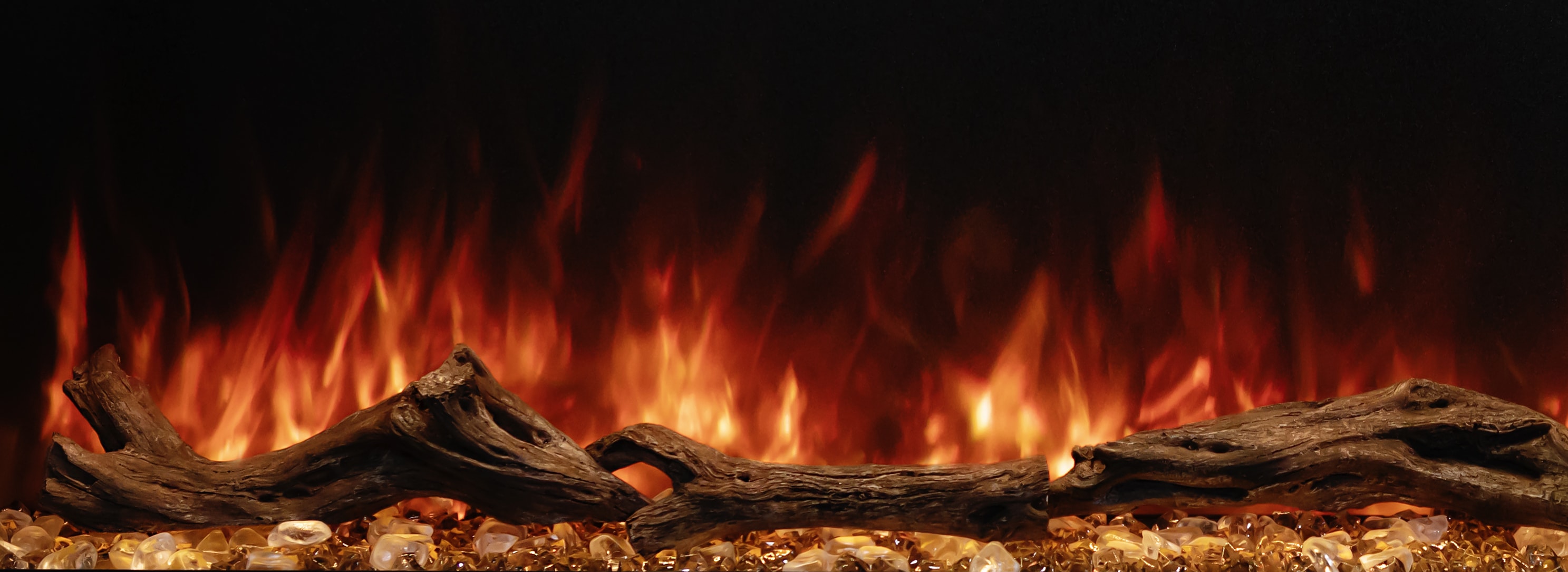 Modern Flames Landscape Pro Multi orange flame close-up