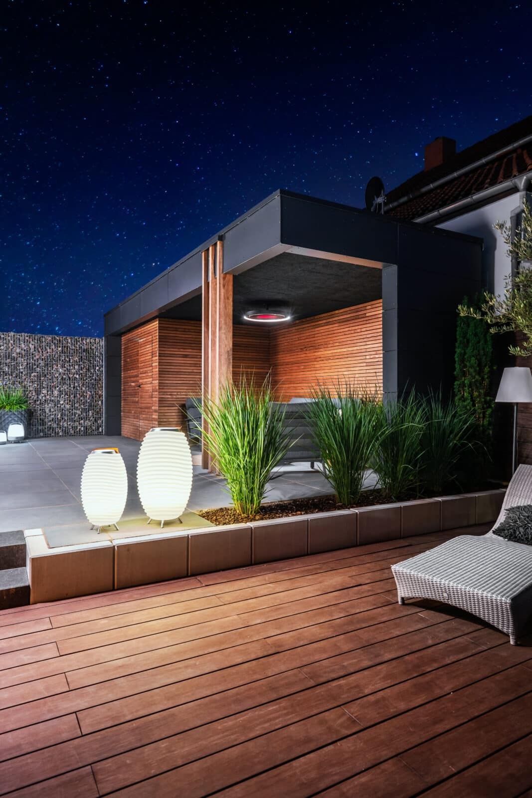 Residential evening installation